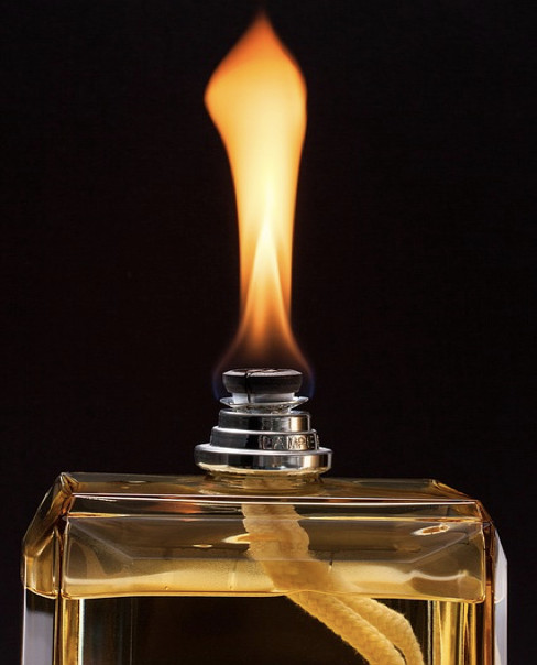 une flamme pour l'élan de coeur