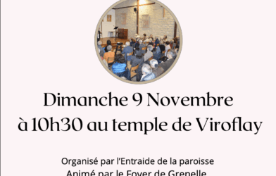 Invitation au culte avec le Foyer de Grenelle