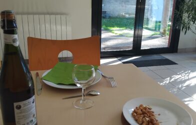 Dîner avec les colocataires à Jouy