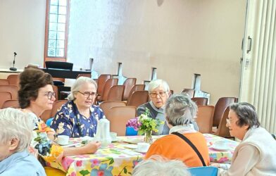 Au dernier goûter-rencontre de l&rsquo;Entraide