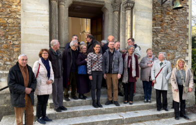 Inauguration du temple de Jouy